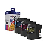 Brother Genuine Standard Yield Color Ink Cartridges, LC2013PKS, Replacement Color Ink Three Pack, Includes 1 Cartridge Each of Cyan, Magenta & Yellow, Page Yield Up To 260 Pages/cartridge,Magenta, Cyan, Yellow