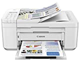 Canon PIXMA TR4520 Wireless All in One Photo Printer with Mobile Printing, White, Works with Alexa