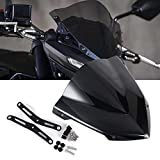 For MT-03 MT03 MT 03 2020 2021 MT25 MT 25 MT-25 2020 2021 Motorcycle Windshield Windscreen Aluminum Kit Deflector