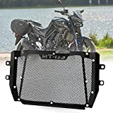 For Yamaha MT-03 MT03 MT 03 2015 2016 2017 2018 2019 20202021 Motorcycle Aluminum Radiator Grille Grill Guard Cover Protector, Black