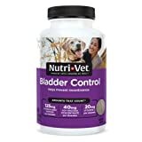 Nutri-Vet Bladder Control Supplement for Dogs | Reduce Dog Urinary Incontinence | 90 Chewable Tablets