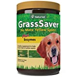 NaturVet  GrassSaver Wafers For Dogs Plus Enzymes  300 Wafers  Healthy Supplement to Help Rid Your Lawn of Yellow Spots  Synergistic Combination of B-Complex Vitamins & Amino Acids