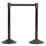 US Weight - U2102EXT Heavy Duty Premium Steel Crowd Control Stanchion with Extended 13-foot Retractable Belt