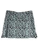 Colorado Clothing Women's Tranquility Everyday Skort. Dense Leaves, Size: Medium. Color Light Green/Black.