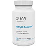 Methyl B Complete - 120 Vegetable Capsules | B Vitamin Supplement for Optimal Methylation Support with Quatrefolic 5-MTHF (Active Folate), Methylated B12, Coenzyme B2, B6 & TMG | Non GMO | Lab Tested