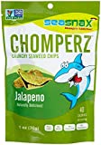 SeaSnax Chomperz Crunchy Seaweed Chips-Jalapeno-1 oz(pack of 2)