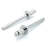 SNUG Fasteners (SNG472) 1000 Qty Aluminum Blind Rivets Bulk (#6-2) 3/16" Diameter x 1/8" Grip
