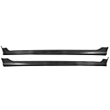 Side Skirts Compatible With 2013-2019 Nissan Sentra, Black PU Side skirt Rocker Moulding Air Dam Chin Diffuser Bumper Lip Splitter by IKON MOTORSPORTS, 2014 2015 2016