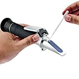 MERIC Refractometer for Pet Urine, Accurate Measuring Device for Specific Gravity, Compact and Portable Tool for Cats, Dogs, and Other Animals, Comfortable Eyepiece and Non-Slip Grip, 1 Pc Per Pack