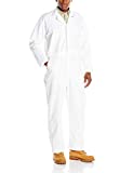 Red Kap Men's Twill Action Back Coverall, White, X-Large