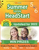 Summer Learning HeadStart, Grade 5 to 6: Fun Activities Plus Math, Reading, and Language Workbooks: Bridge to Success with Common Core Aligned Resources and Workbooks