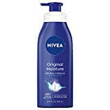 NIVEA Original Moisture Body Lotion with Vitamin E, 16.9 Fl Oz Pump Bottle