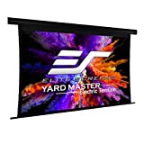 Elite Screens Yard Master Tension Projector Screen, 120-inch 16:9, Outdoor Electric Motorized Automatic Front Rear Dual Projection Movie Screen, OMS120HT-ELECTRODUAL | US Based Company 2-YEAR WARRANTY