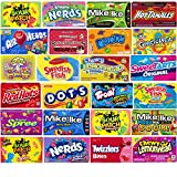 Movie Theater Candy - Assorted Candy Variety Pack - 24 Large Theater Size Boxes Including Airheads, Sour Patch, Swedish Fish, Nerds, Twizzlers, Lemonhead and More (Pack of 24)