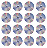 Beistle CD Disposable Paper Plates 16 Piece  1990s Retro Tableware Party Supplies for 90s Theme Birthdays, 9", Multicolored