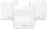 Tenda Nova Tri-band Mesh WiFi System (MW12)-Up to 6000 sq.ft. Whole Home Coverage, Replaces WiFi Router and Extender, Gigabit Mesh Router, Parental Controls, Easy setup, 3-pack