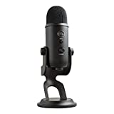 Logitech for Creators Blue Yeti USB Microphone for PC, Podcast, Gaming, Streaming, Studio, Computer Mic - Blackout