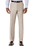 Perry Ellis mens Linen Suit Dress Pants, Natural Linen Herringbone, 32W x 30L US