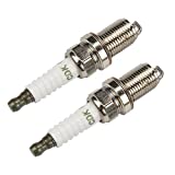 Hilom Pack of 2 491055 Spark Plug for Champion RC12YC Kohler 25 132 12-S 12 132 02-S 491055S 491055T 805015 72347 531308128