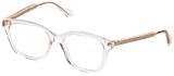 Gucci 0566O 004 Pink Crystal Plastic Cat-Eye Eyeglasses 52mm