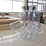 Clear Inflatable Chair for Game Room/Party/Livingroom/Bedroom/Swimming Pool,Transparent Couch Sofa for Lawn