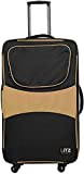 Litz Dance Competition Roller - 29 IN Rolling Garment Bag - Girls Dance Bag with Garment Rack - Kids Dance Competition Garment Bag for Costumes, Makeup, Shoes, and More - Gold & Black Dance Suitcase