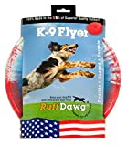 Ruff Dawg K9 Flyer Rubber Dog Toy Large Assorted Colors