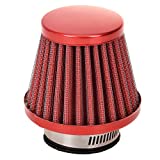 HIAORS 38mm Air Filter Intake Induction Kit Universal for Chinese GY6 50cc QMB139 Taotao Sunl BMS Lance Wildfire Moped Scooter Predator 212cc GX200 196cc Engine Mini Bike Go Kart Red