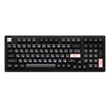 EPOMAKER AKKO ACR98 Black&Pink 98 Keys Hot Swappable RGB Wired Mechanical Gaming Keyboard with Acrylic Translucent Case, Extra ASA PBT Keys Set for Mac/Win (ACR98 Black&Pink)