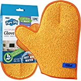 Pure-Sky Microfiber Glove Dusting Mitt - Ultra Microfiber Cleaning Cloth Glove - JUST ADD Water No Detergents Needed - Use for Cleaning Furniture, Home