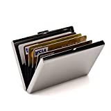 RFID Credit Card Holder Metal Wallet Slim Credit Card Case Protector Business Card Holder for Women or Men