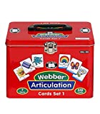 Super Duper Publications | Set of 7 Webber Articulation Card Decks (Combo Set 1) | Educational Learning Resource for Children | Flashcards for Speech Therapy