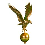 Montague Metal Products Flagpole Eagle, 12-Inch, Gold