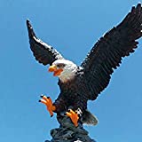 PolePalUSA Eagle in Flight Flagpole Topper Finial Ball - Hand Painted Realistic Lifelike