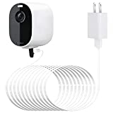ALERTCAM 30Ft/9m Power Adapter for Arlo Essential Spotlight, Weatherproof Outdoor Power Cable Continuously Charging Your Arlo Essential Camera - White