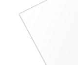 Plastics 2000 Styrene Sheet - .020 Thick, White, 12" x 12" Shear Cut, 8PACK