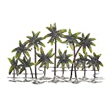 Deco 79 Coastal Metal Nature Wall Decor, 1" x 38" x 25", Green