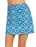 Ekouaer Golf Skirts with Bottom Stretch Cycling Hiking Running Skorts for Women Plus Size