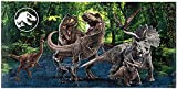 Jurassic World Family Reunion Beach Towel Super Soft Cotton 28" x 58"