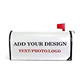 stargrass Custom Personalized Mailbox Covers, Add Pictures, Text Design Customized Magnetic Mail Cover Letter Post Box for Home Garden Yard Outdoor