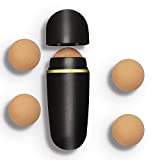 Lazzybeauty Oil Absorbing Volcanic Roller, 5PCS Volcanic Rolling Balls for Face, Volcanic Stone Face Roller, Portable Reusable Oil Control On the Go, Instant Results Remove Excess Shine for Oily Skin