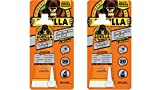 Gorilla Heavy Duty Construction Adhesive, 2.5 Ounce Squeeze Tube, White, (Pack of 2)