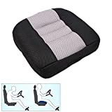 WAQIA Car Booster Seat Cushion Heightening Height Boost Mat, Breathable Mesh Portable Car Seat Pad Angle Lift Seat for Car, Office,Home (Black)