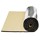 uxcell Heat Sound Deadening Insulation Mat Deadener Pad Car Auto Exhaust Muffler Hood Door Waterproof 394mil 6.4sqft 40x24inch