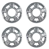 17 inch Hubcap Wheel Skins for 2009-2014 Ford F150-(Set of 4) Wheel Covers- Car Accessories for 17inch Chrome Wheels- Auto Tire Replacement Exterior Cap Cover