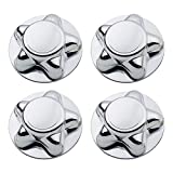 B4B BANG 4 BUCK 4 Packs 7" Center Cap with 5-Lug Steel Wheel Chrome for Ford 1997-2003 F150 F-150 97-02 Expedition