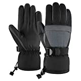 ATEPA Ski Gloves Waterproof Touchscreen Breathable Snowboard Elastic Wrist Thermal Insulation Winter Snow Warm Gloves