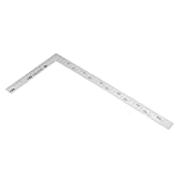 Utoolmart 150300mm L Shaped Ruler Stainless Steel Straight Edge Ruler 90 Degree Square Layout Tool Straightedge Right Angle Ruler Measuring Gauge for Carpenter Engineer 1pcs