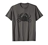 Crab Distressed Print - Vintage Crab T-Shirt