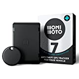 MoniMoto 7 (2022) Plus 3 Edition Motorcycle Tracker and Alarm with DIY Installation, No Wiring Required - Smart Motorcycle GPS Tracker - GPS Tracker for Vehicles, Scooters, Quad Bike ATVs